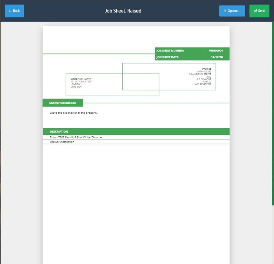 How Do I Create a Job Sheet?